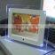 Fashion 8 inch Digital Photo Frame Acrylic Frame Advertising Display/Promotion Gift