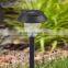 2Pcs Solar Power LED White Light Ground Insert Sense Lamp for Garden Pathway Lawn Decoration built-in Light Source Sensor