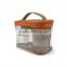 Transparant PVC Cosmetic Bag Custom Leather Makeup Bag