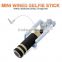 New Foldable Pocket Cable Wired Selfie Stick all in one Audio cable selfie-stick Selfie Rotary best selfie camera