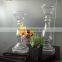 European High-grade Flower and candle holder use crystal candle vase