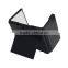 Portable folding makeup table mirror, mini desk cosmetic mirror with lights