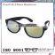 Popular sell style light pc material soft touched rubber sunglasses with mirror