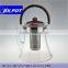 High quality heat resistant borosiilcate pyrex hand made mouth blown coffee pots 800P/1500P