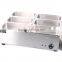 commercial kithcen equipment Table-Top 6-Pans Electric hot Buffet Bain Marie food warmer from Factory of China.