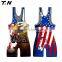 Sublimation youth wrestling singlet, wrestling gear, wrestling uniform