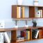 Simple Wooden Wall Mounted Italian Bookcase Furniture