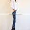 Best-Selling Quick Dry Sexy Ladies 100% Cotton Jeans With Ripped Holes