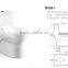 Sanitary ware china water closet one-piece B0841