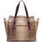 S425-B3147 Hot Sale Genuine Leather Handbag Luxury Crocodile Leather Vintage Bag for Fashionable Women