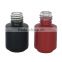 5ml shiny UV red and matt black mini glass nail polish bottles, mini clear nail polish bottle