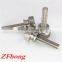 m1.6 - m10 GB / T834 a2 70 304 stainless steel thumb knurled screw high type