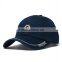Unstructured baseball hat with custom logo stiched for wholesale