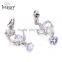 Fashion Jewelry 2015 Crystal Earring Fashion Silver Earring Wedding Bridal Jewelry
