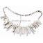 glitter crystal fashion statement crystal necklace