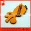 Lovely bobby 3D PVC patch label for toys