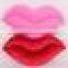 Individual character big red mouth plush bolster toy