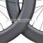 High Stiffness 3k Matte 700c Carbon 88mm Clincher Road Wheels, 88mm Clincher Wheelset Carbon Wheel/ Road Bike Racing Wheelset