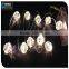 red heart shape battery powered led string light
