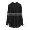 wholesale clothing v neck simple breast lace up shirt for women casual chiffon shirt