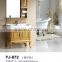 2016 hot selling American standard two pieces floor mounted wood bathroom vanity