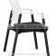 White plastic meeting room study training chair