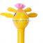 kids toy cute inflatable stick giraffe,inflatable riding giraffe