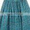 Crinkle skirts in cotton voile fabric / Ladies wear long panel skirts / Bagru printed indian dancing wear skirts