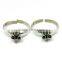 Beautiful Pair !! Red Onyx_Green Onyx_White CZ 925 Sterling Silver Toe Ring, 925 Silver Jewelry, For Beautiful Foot