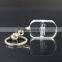 Laser engraving crystal key chain loop