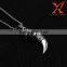 Punk Gothic Solid Stainless Steel Dragon Head Wolf Tooth Pendant