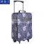Factory Wholesale Trolley Oxford Fabric Luggage Case Foldable Bag Checked In Trolley Luggage