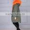 Long Length Green Parka Man Made Faux Fur Lined With Raccoon Fur Trim