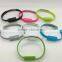 New style Portable wrist Bracelet sync charging Micro USB Data charger Cable For samsung