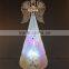 Factory Price Decorative Colorful Led Christmas Glass Angel Wings Ornaments