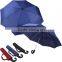 High Quality Automatic Open and Close Curved Handle 3 Fold Umbrella