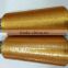 Embroidery metallic yarn fluresent gold color bright color