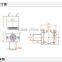 food grade touch free latching infrared sensor taps faucet sanitary ware solenoid valve magnetic valve 6V