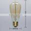 st58 brown glass shell 100w high bright incandesent filament bulb ul ce approved edison bulb