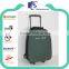 Dark green school backpack with trolleys