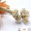plush dog squeaky rope fish toy eco friendly