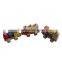 Wooden mini block toy train