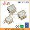 AC three phase three line low pass power line filter
