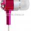diamond metal earphone with CE/ROHS
