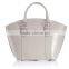 2016 high quality women shell bag can put your logo patent leather handbags