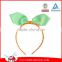 2015 kids hair bow with cute Rabbit ears designed For Baby and Girls