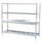Stainless Steel Free-standing 4 layer Shelving For Storage Supermarket and Restaurant GR-405