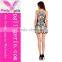 Latest Design Cotton Material black short dress