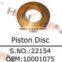 Schwing stetter spare parts Piston Disc OEM 10001075 for Putzmeister Zoomlion Sany JUNJIN concrete pump truck