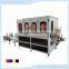 Automatic 4 color 3 sides egg carton pad printer with open inktary